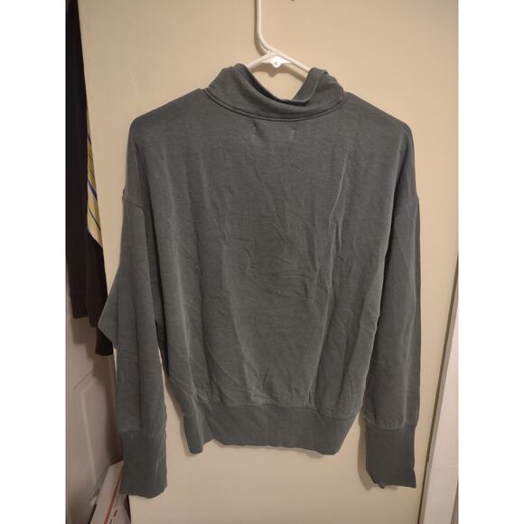 Madewell Rivet and Thread Green Hoodie Sweatshirt Large Oversized Preppy Casual - Picture 8 of 8